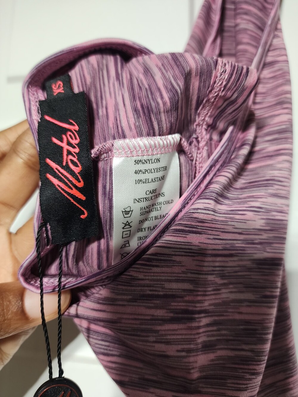 Motel Rocks APRIL Lilac Halter Crop Top XS - Picture 6 of 7